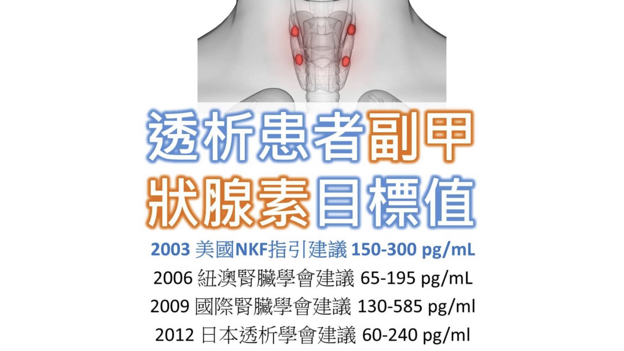 副甲狀腺素目標值